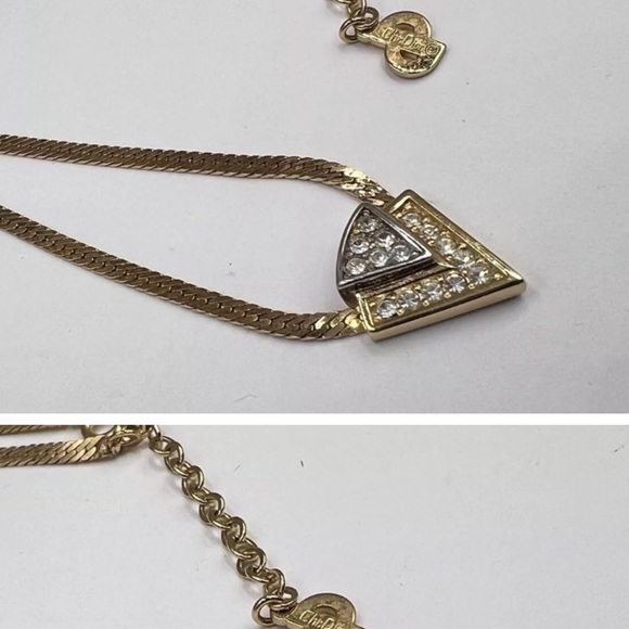 Christian Dior two tone Vintage Adjustable Necklace - Picture 8 of 12